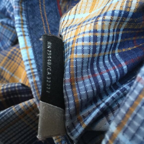 Marmot Mens Button Up Plaid Shirt Size XXL Pocket Multicolor Short Sleeve Casual - Picture 4 of 11